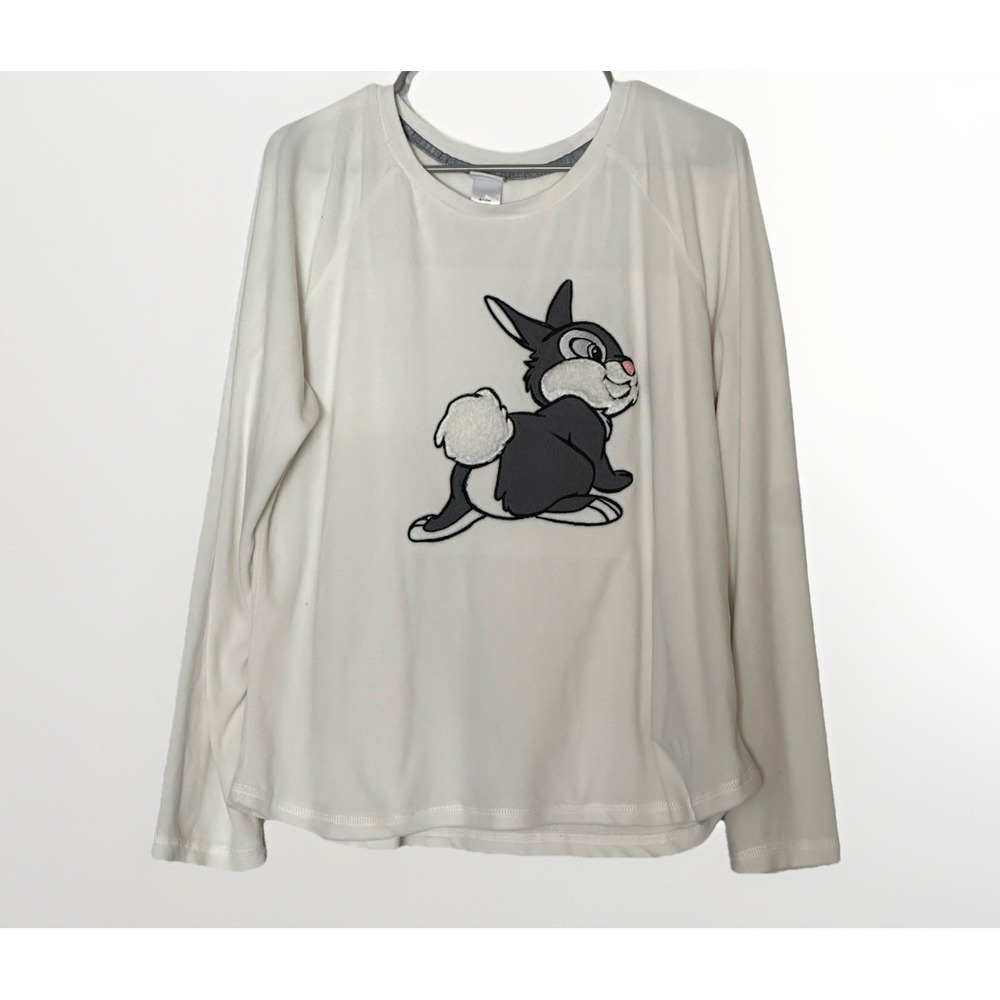 Disney Thumper Graphic Long Sleeve Womens XL Bambi Cute Coquette Soft‎ Girl